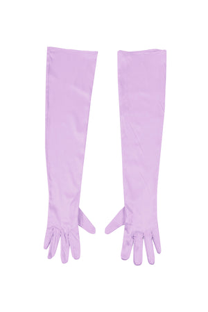 
                  
                    Load image into Gallery viewer, SILK GLOVES LILAC
                  
                